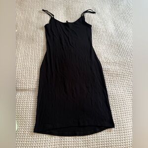 SKIMS black shirt soft lounge slip dress 
NWOT size M